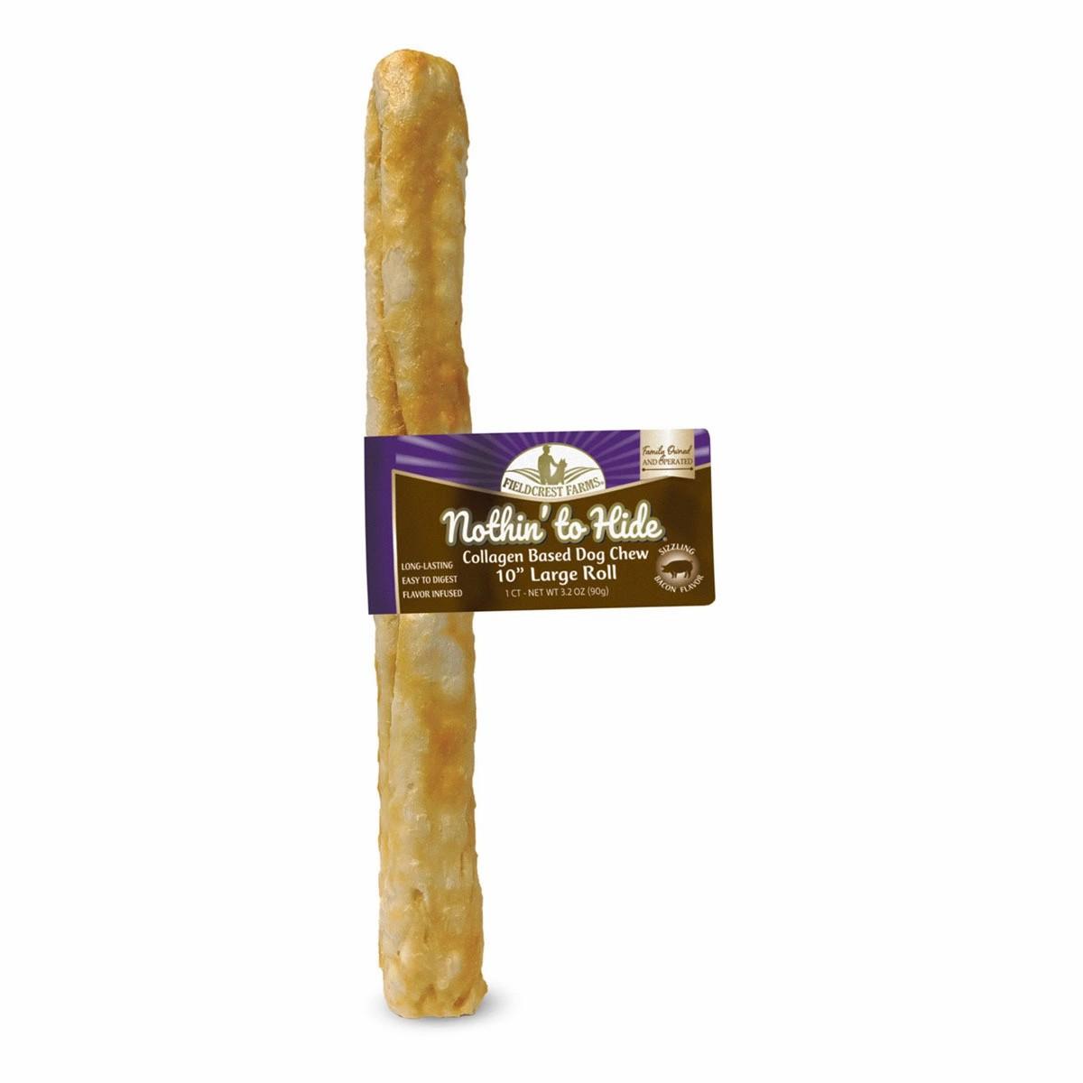 10″ Bacon Roll Dog Chews Dog Treats