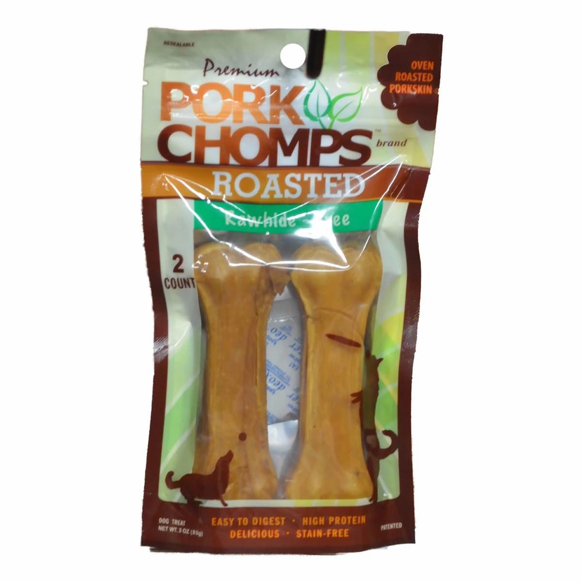 4-Inch Roasted Pressed Bones 2 Count Dog Treats