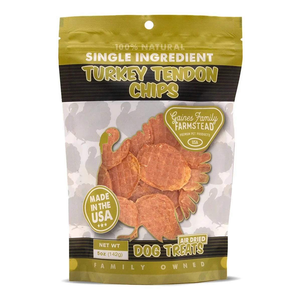 Air Dried Turkey Tendon Chips Dog Treats Dog Treats