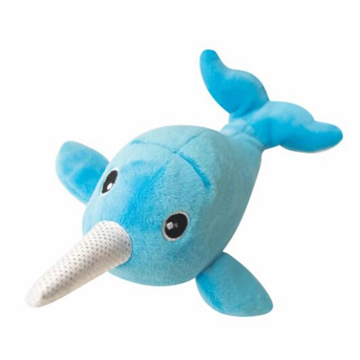 Baby Nikki The Narwhal Dog Toy Dog Plush Toys