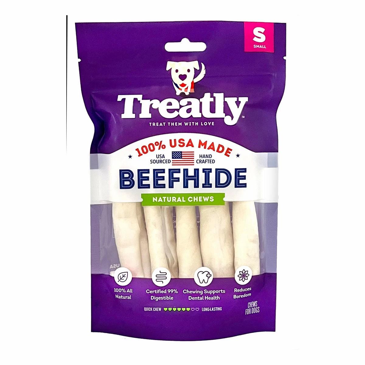 Beefhide Natural Chew 5 Pack Dog Treats