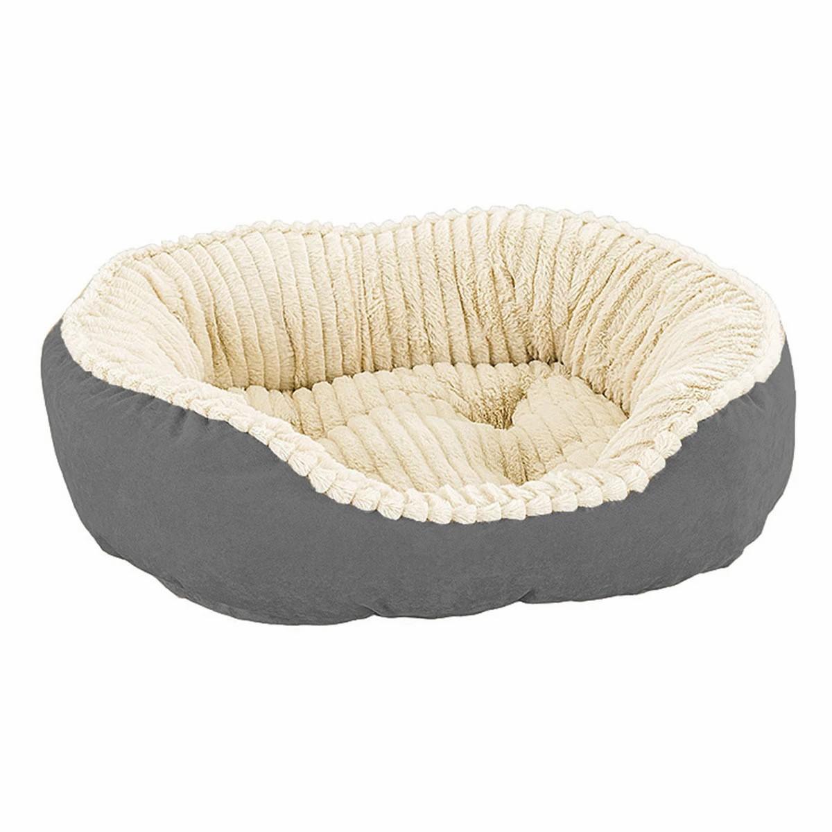 Carved Plush Dog Bed Pet Beds & Pads