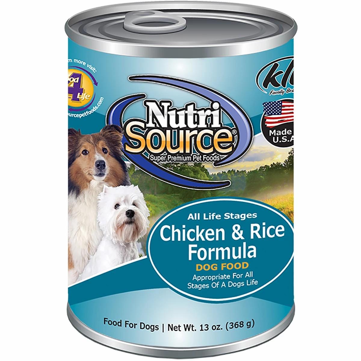 Chicken And Rice Canned Dog Food Dog Food