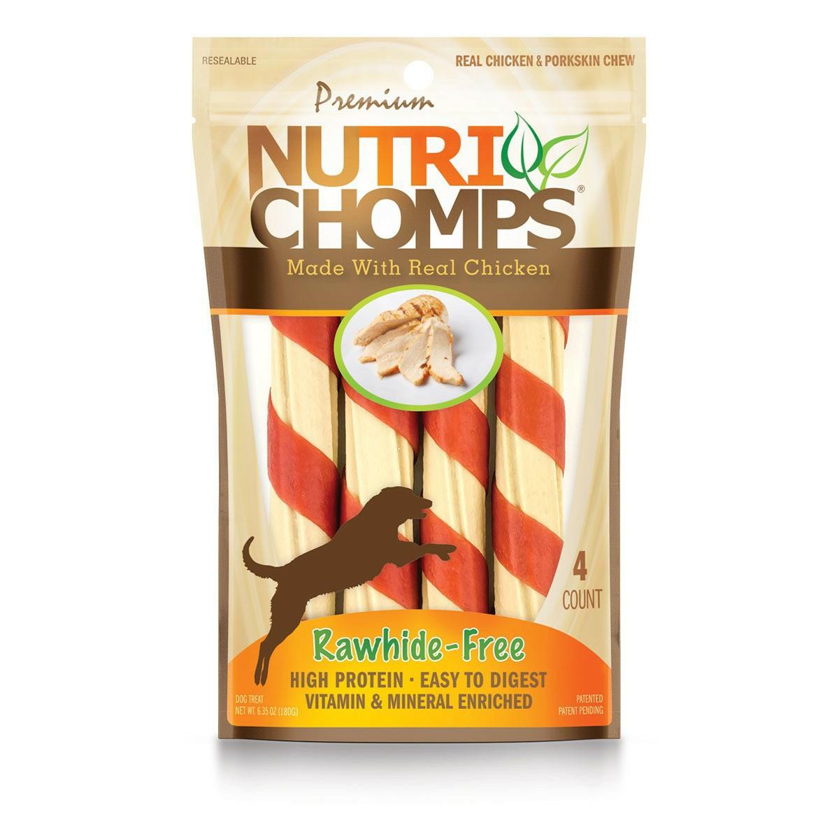 Chicken Flavored Twists With Wrap Dog Treats 4 Pack Dog Treats