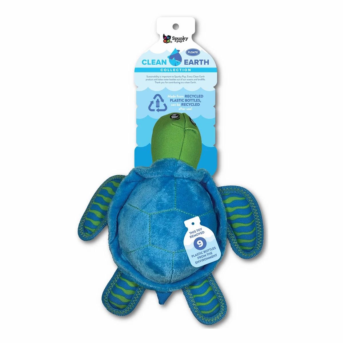 Clean Earth Plush Turtle Dog Toy Dog Plush Toys