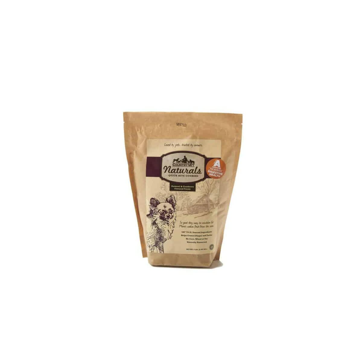 Country Vet Naturals Quick Bite Cookies For Dogs 2 Lb Dog Treats