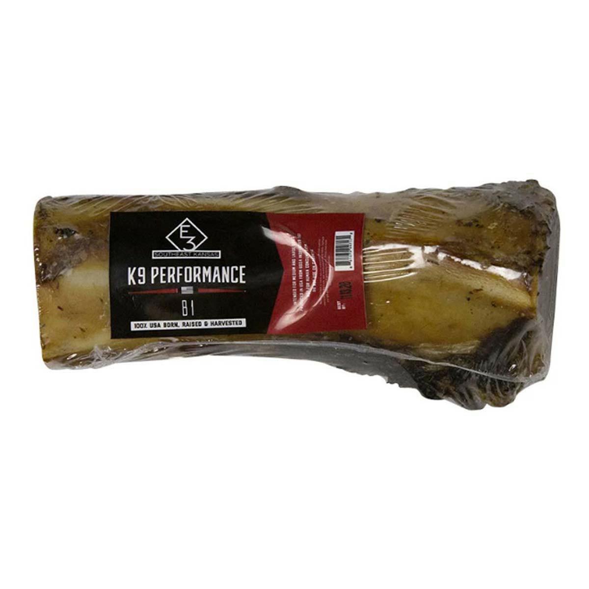 E3 Naturals Performance B1 7″ Hind Shank Dog Bone Dog Treats