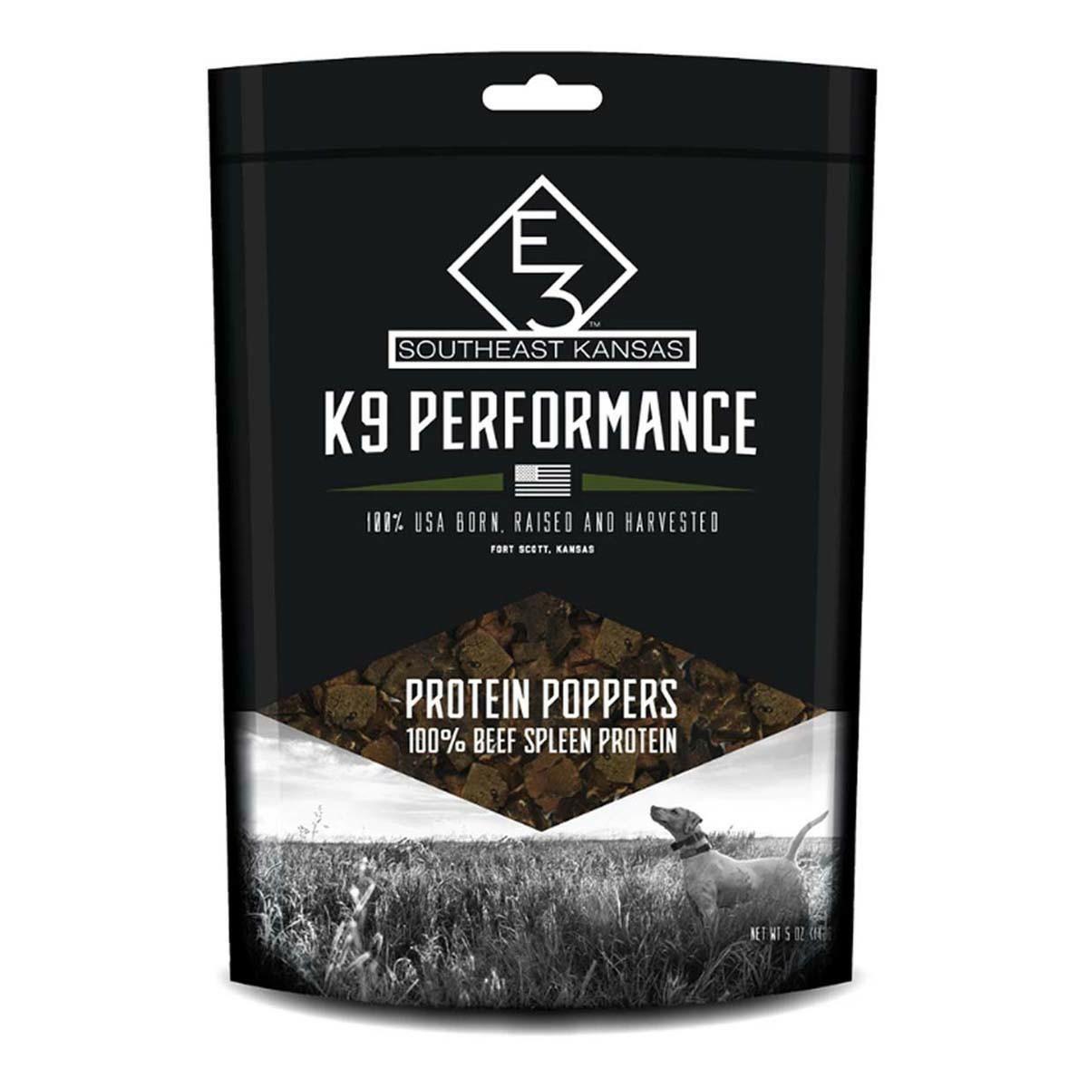 E3 Naturals Performance Protein Poppers Dog Treat Dog Treats