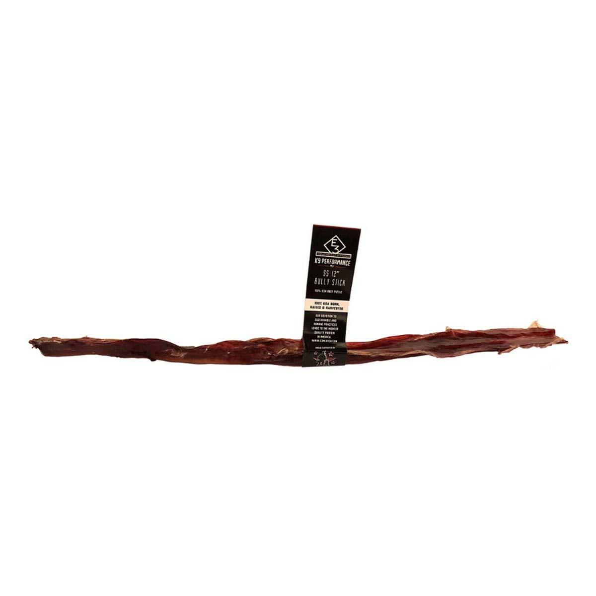 E3 Naturals Performance Ss 12″ Bully Stick Dog Treat Dog Treats