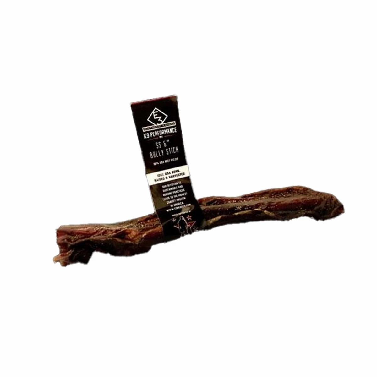 E3 Ss 6″ Bully Stick Dog Chew Dog Treats