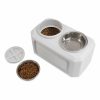 Elevated Pet Storage Plus Feeder Bowls & Feeders