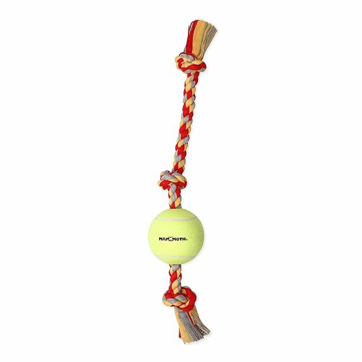 Flossy Chews Tennis Ball Dog Toy Dog Rope & Tug Toys