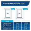 Freedom Aluminum Pet Door Dog Doors