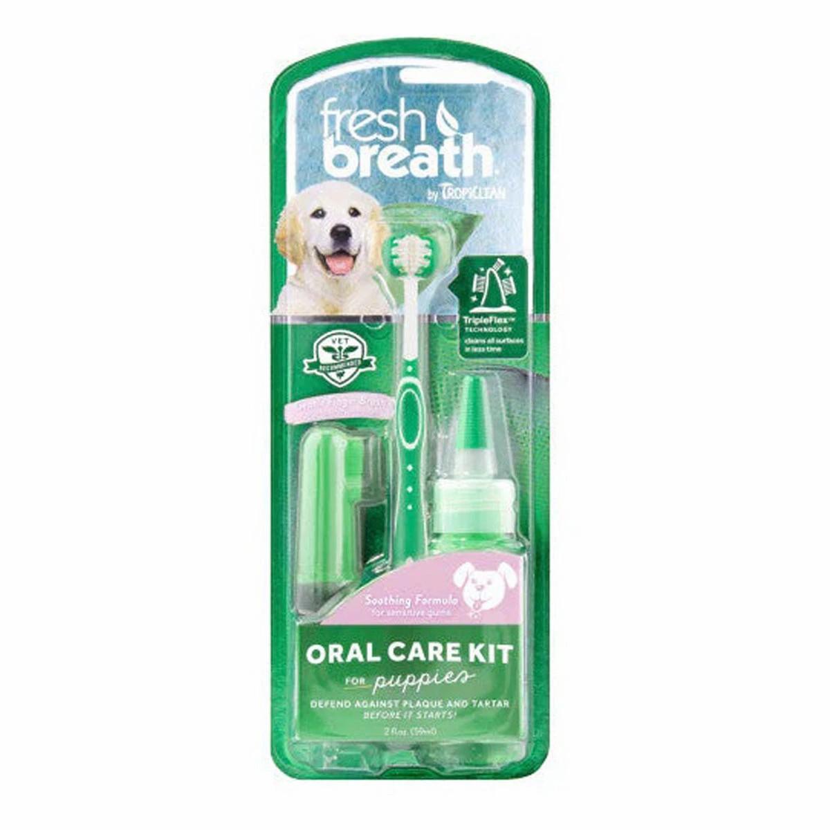 Fresh Breath Oral Care Kit For Puppies Pet Dental Products