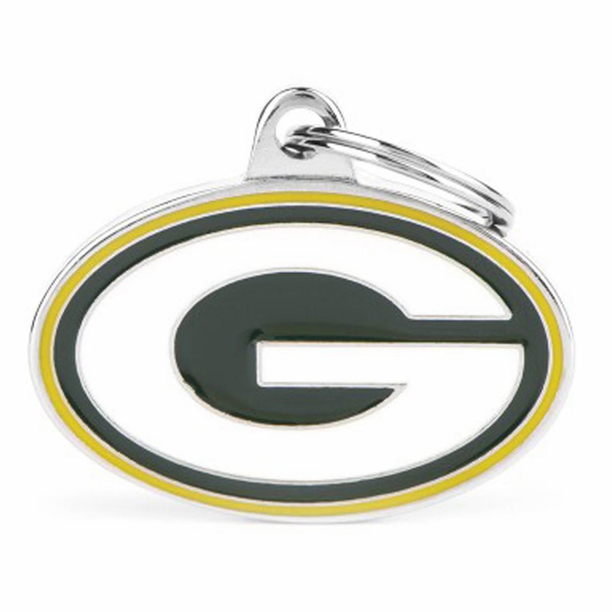 Green Bay Packers Id Dog Tag Collars & Leashes