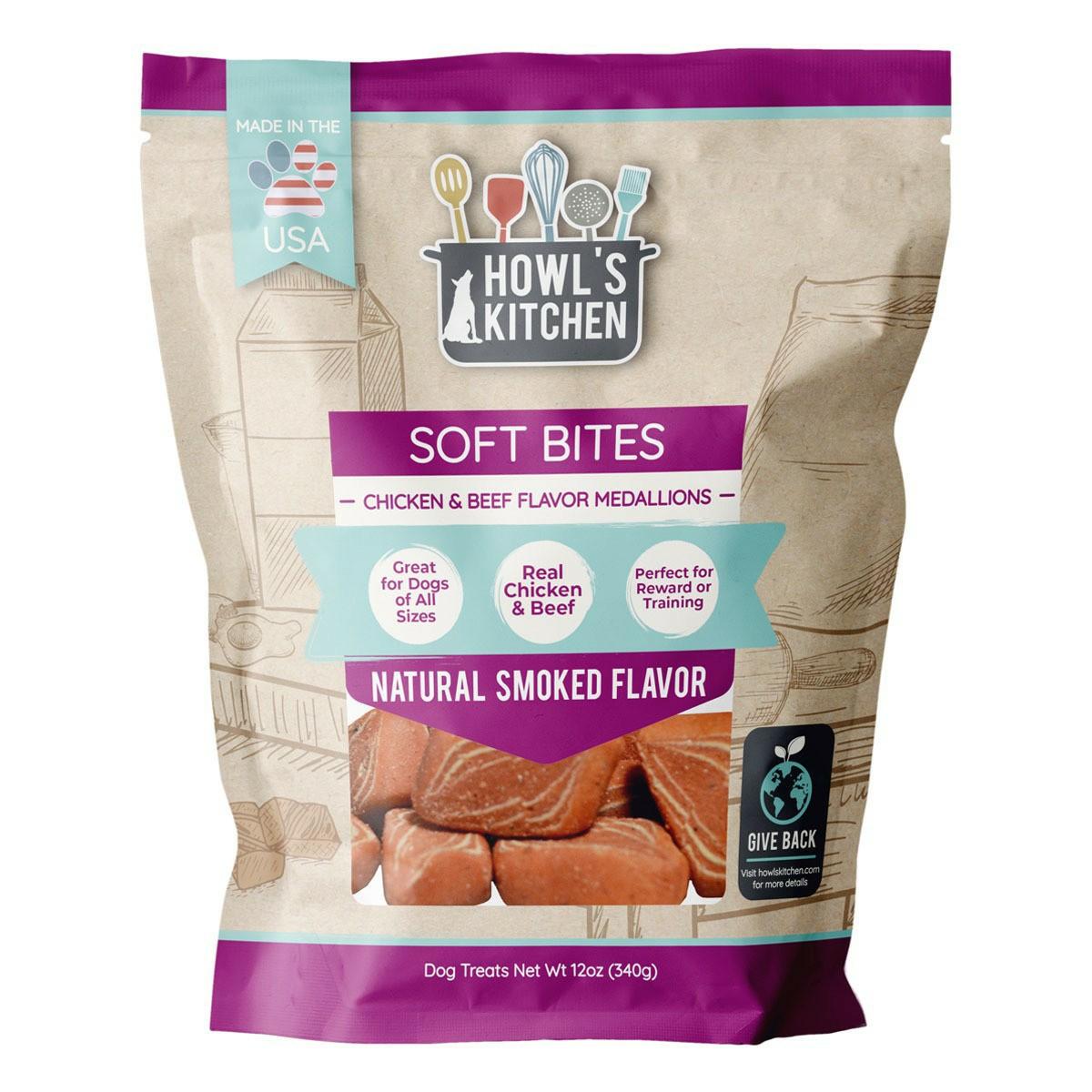 Howl’s Kitchen Chicken And Beef Flavored Meaty Medallions Dog Treats Dog Treats