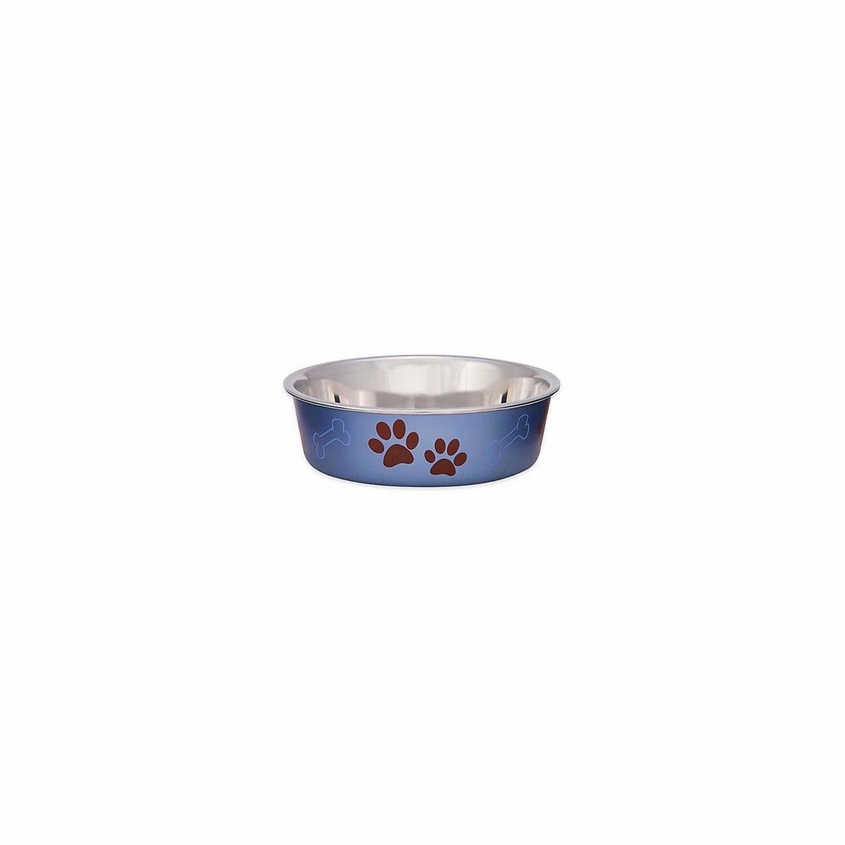 Metallic Blueberry Bella Bowls Dog Bowl Bowls & Feeders