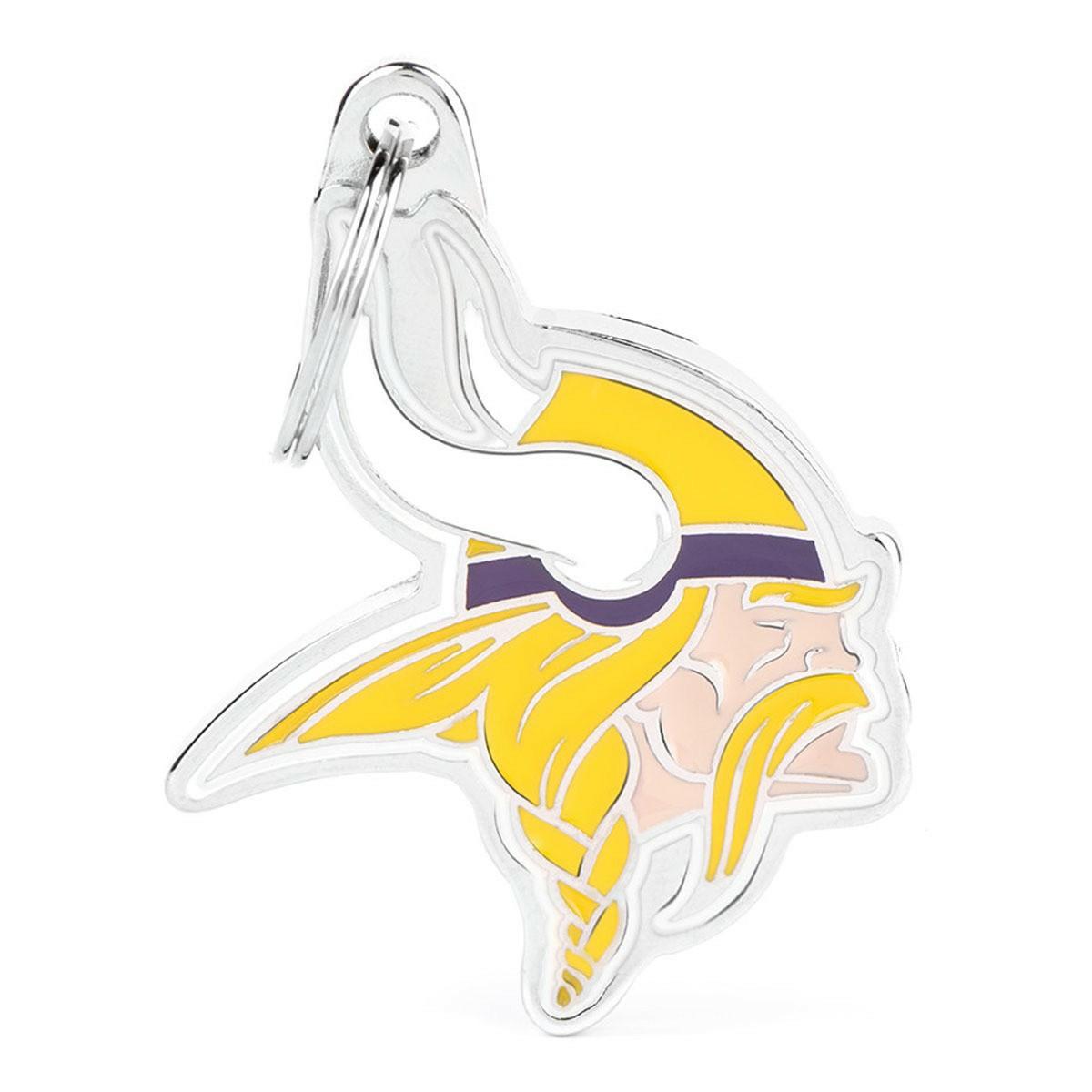 Minnesota Vikings Id Dog Tag Collars & Leashes