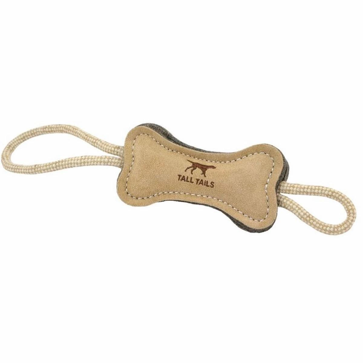 Natural Wool Bone Tug Dog Toy Dog Fetch Toys