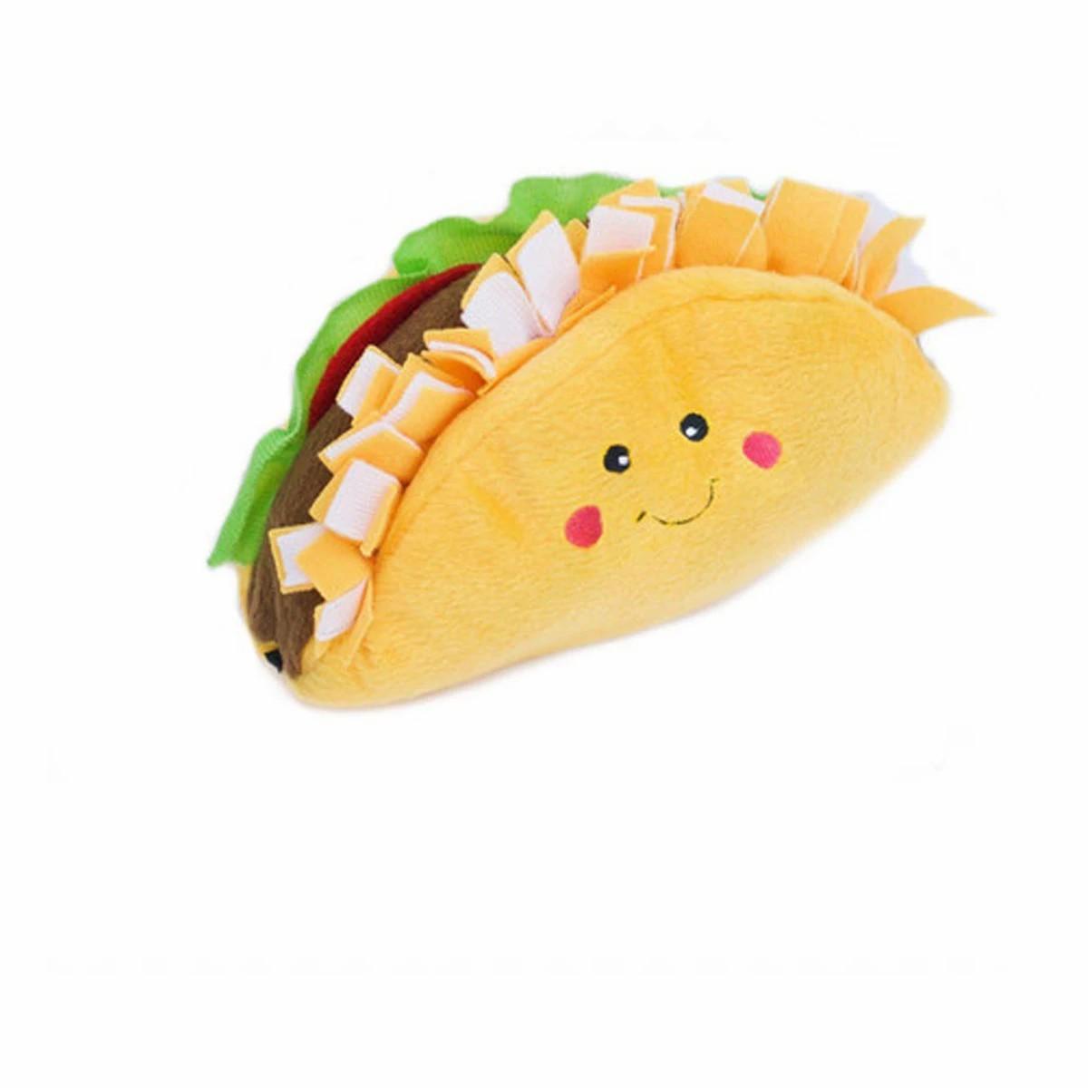 Nomnomz Taco Dog Toy Dog Plush Toys