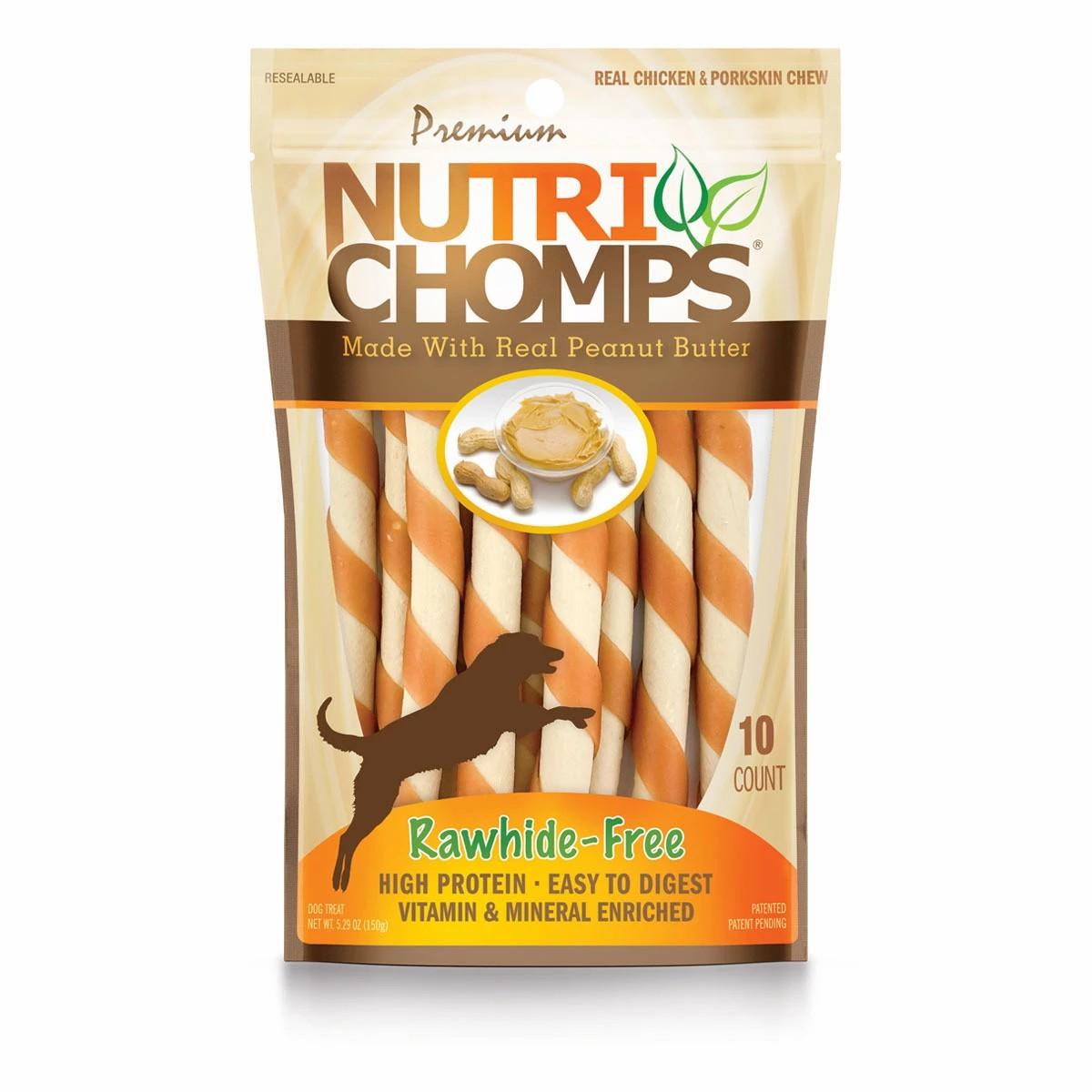 Peanut Butter Flavor Mini Twist 10 Count Dog Treats