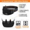 Rechargeable In-Ground Fence System Dog Training Collars