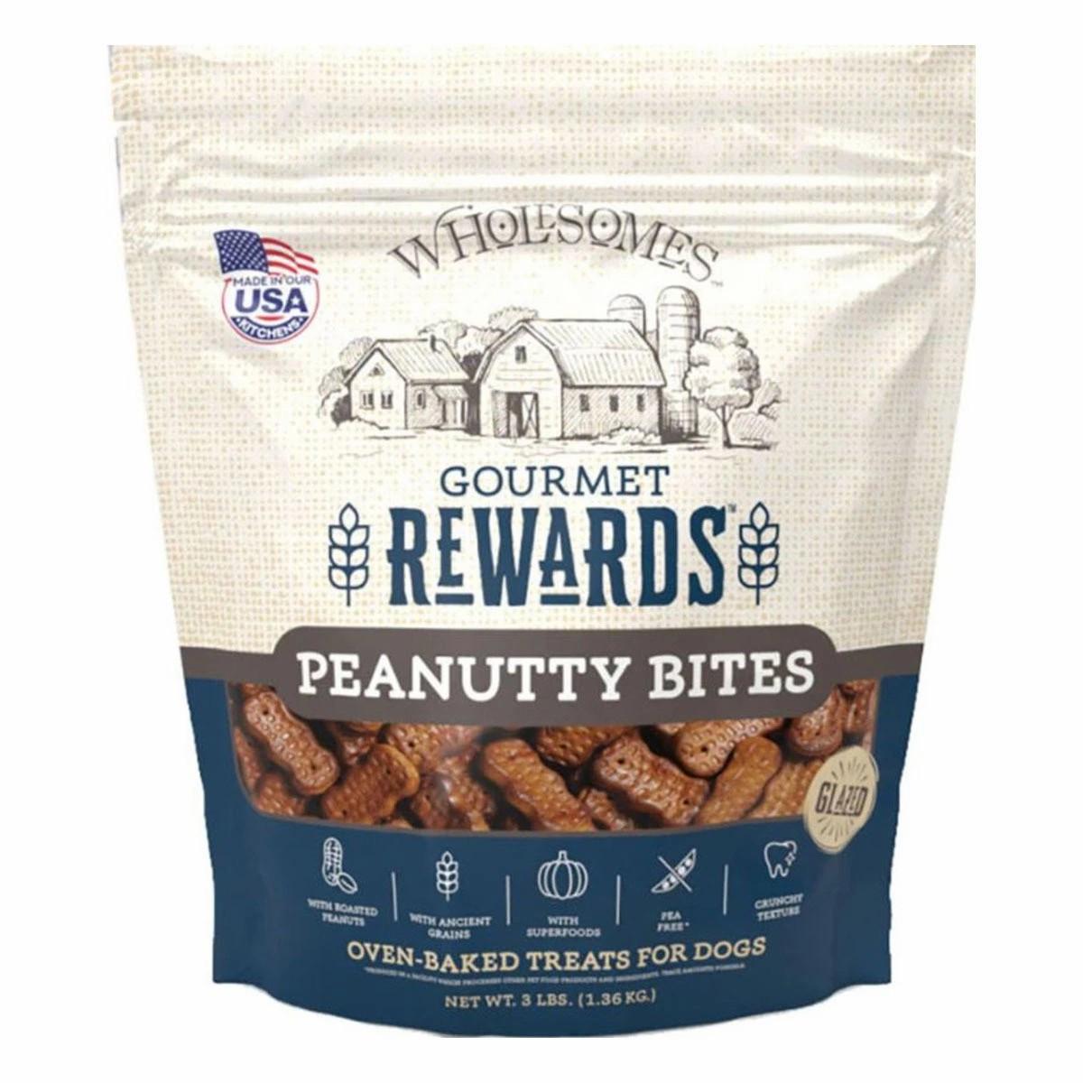 Rewards Peanutty Bites Dog Treats Dog Treats