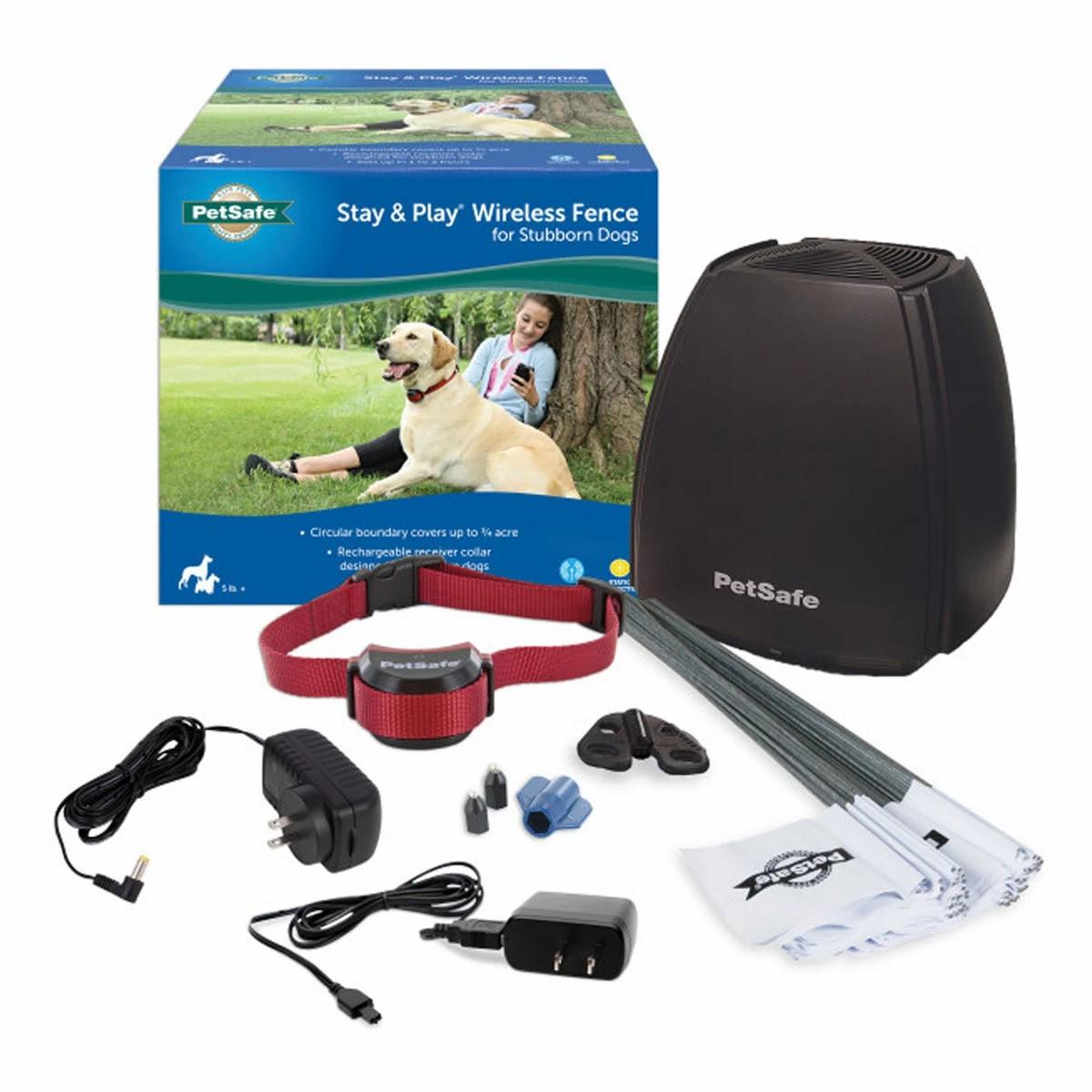 Stay & Play Wireless Fence For Stubborn Dogs Pet Fences & Barriers