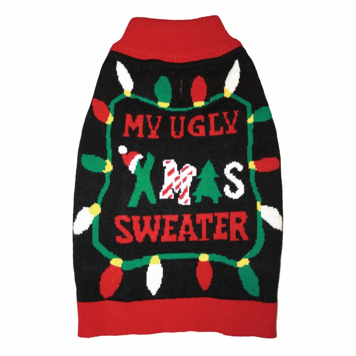 Ugly Xmas Dog Sweater Dog Vests