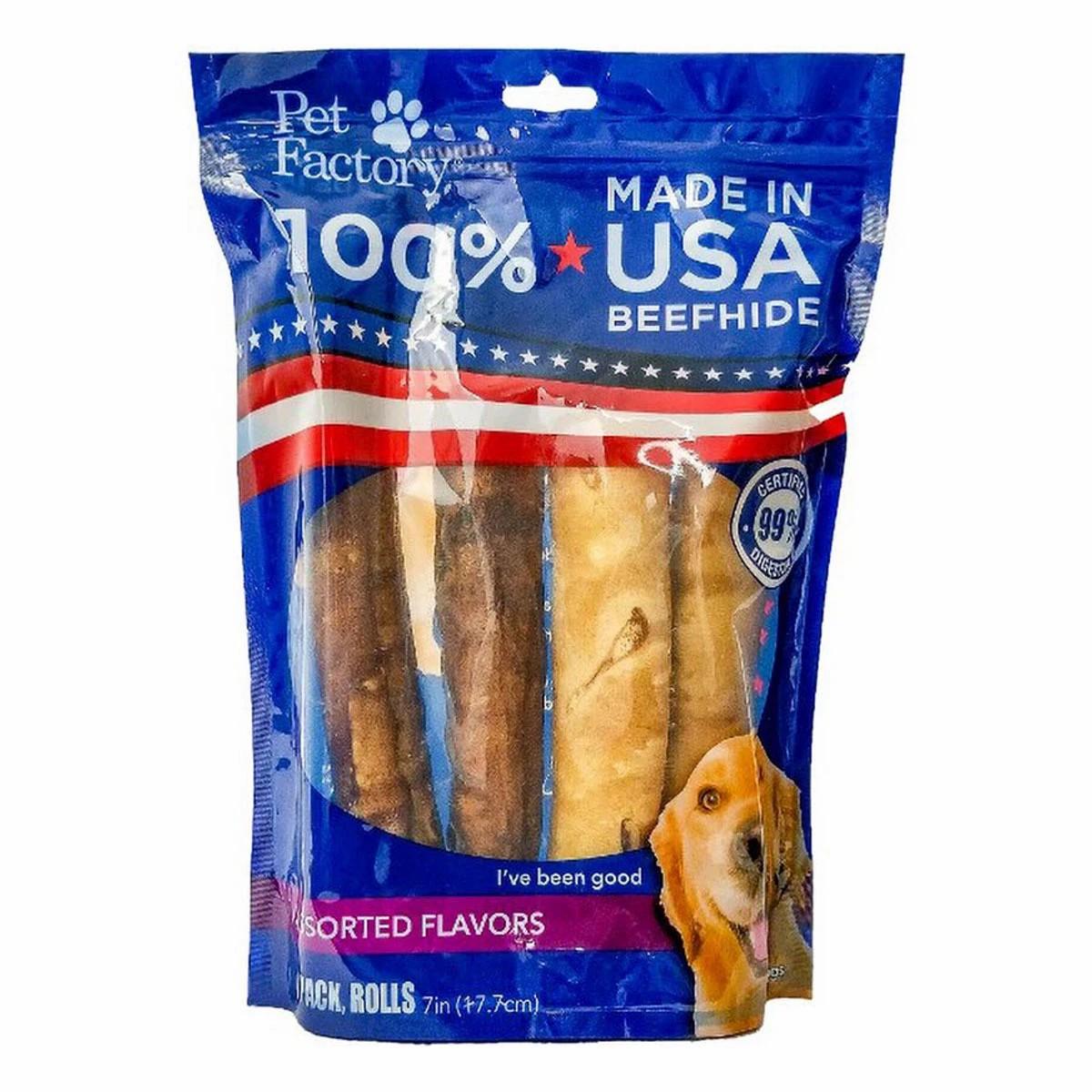 Usa Rolls Assorted Flavors 4 Pack Dog Treats