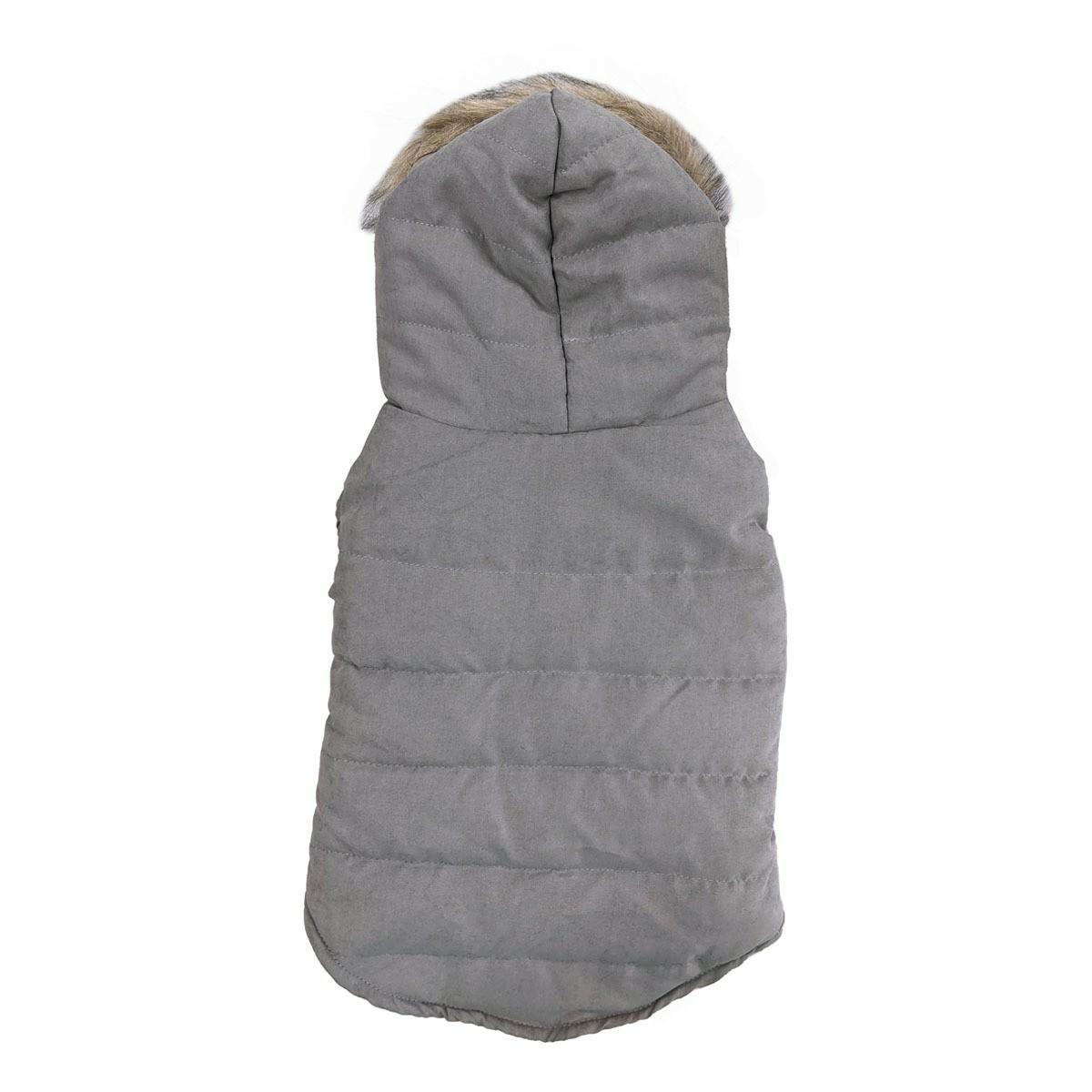 Velvety Puffer Dog Coat Dog Vests