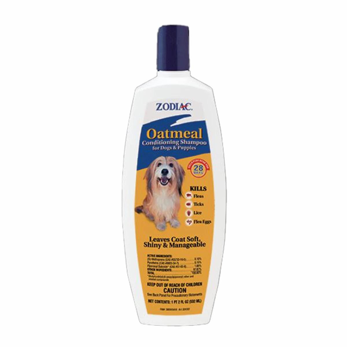 Zodiac Oatmeal Tick Conditioning Shampoo For Dogs And Puppies Flea & Tick Prevention