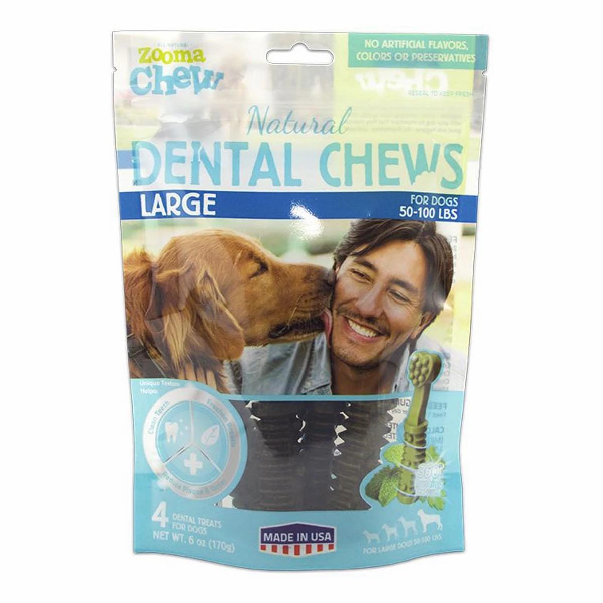 Zooma Chew Large Dental Dog Chews Dog Treats