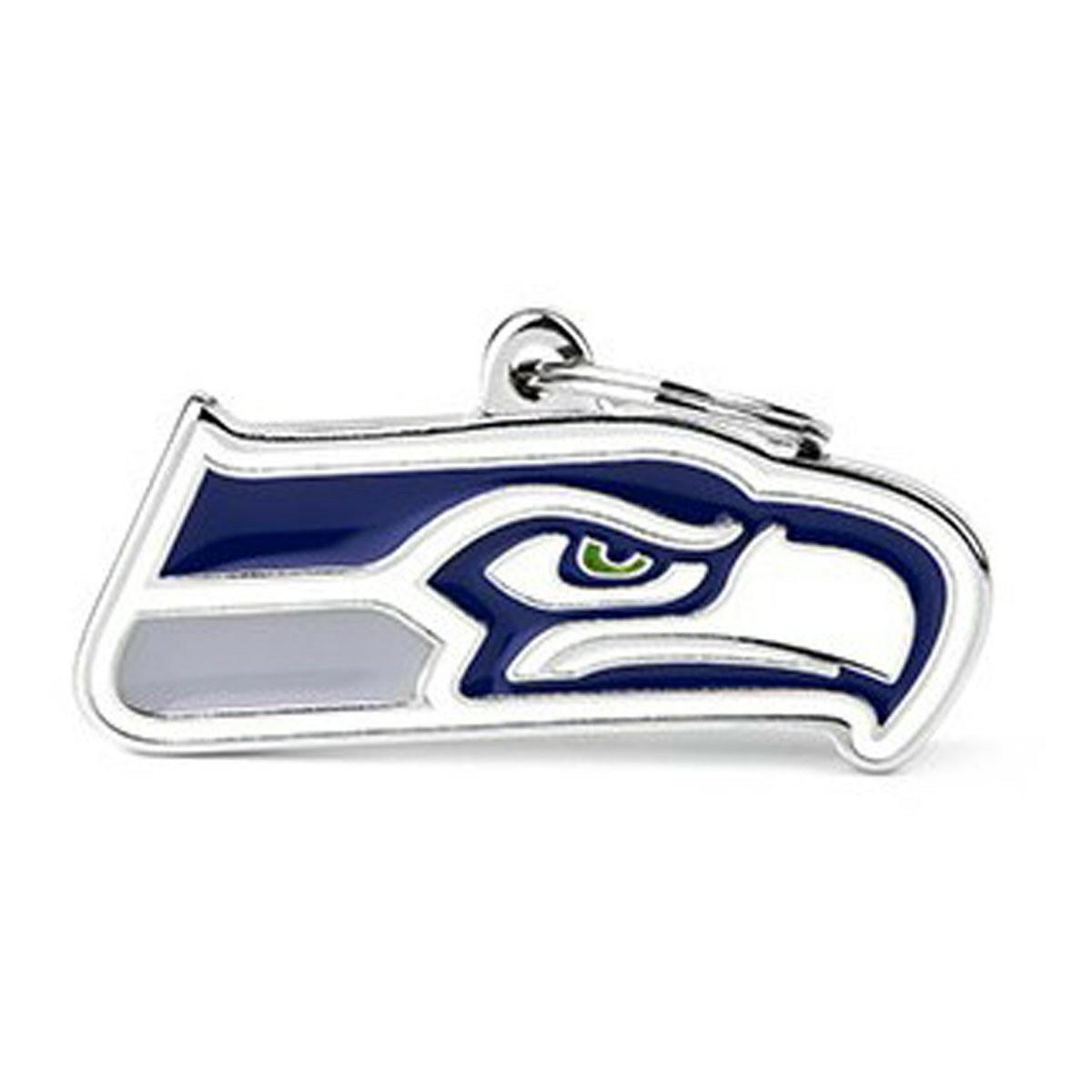 Seattle Seahawks Id Dog Tag Collars & Leashes