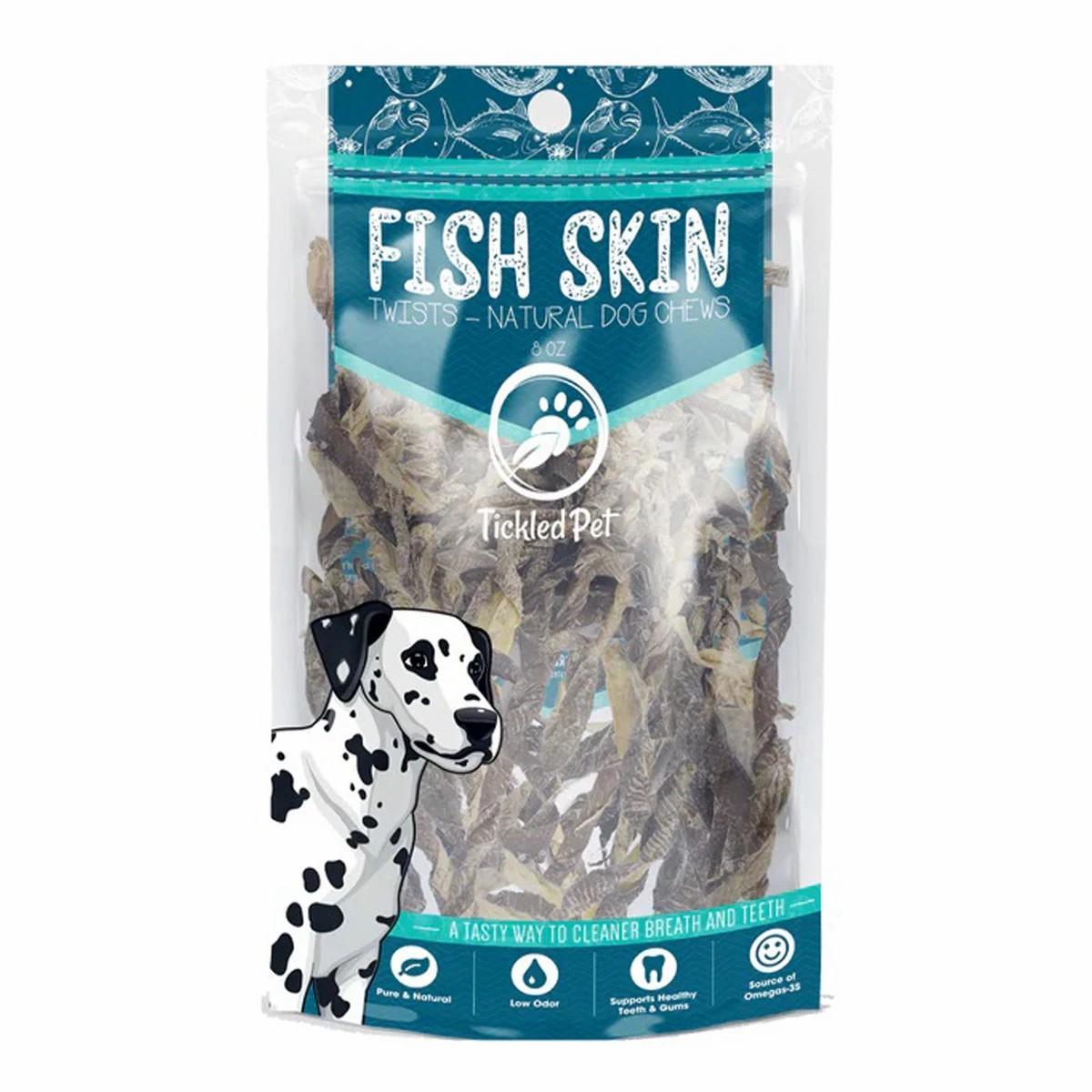 Icelandic Codfish Skin Twists Dog Treat Dog Treats